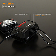 Налобний світлодіодний ліхтарик VIDEX VLF-H056 1400Lm 6500K, фото 11