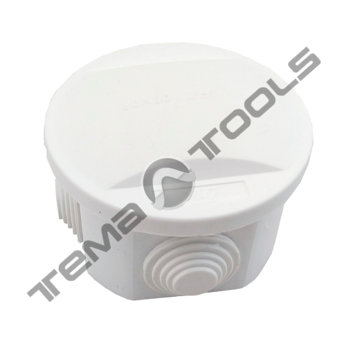 Розподільна коробка 80x50 IP 55 для проведення. Монтажна коробка зовнішня