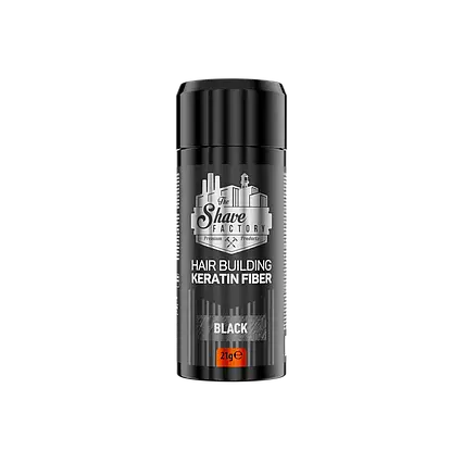 Пудра для залисин The Shave Factory Hair Building Keratin Fiber Вlack