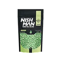 Воск для депиляции в гранулах Nishman Professional Hard Wax Beans Green 500г