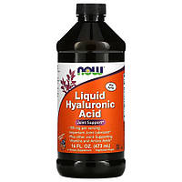 Препарат для суставов и связок NOW Liquid Hyaluronic Acid, 473 мл