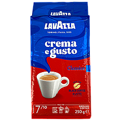 Кава крема густо колір (мелена) Лавацца Lavazza crema e gusto 250g 20шт/ящ (Код: 00-00003198)