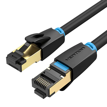 Патч-корд Vention RJ45 0,5м Cat.8 40 Гбит/сек Ethernet мережевий інтернет кабель IKABD