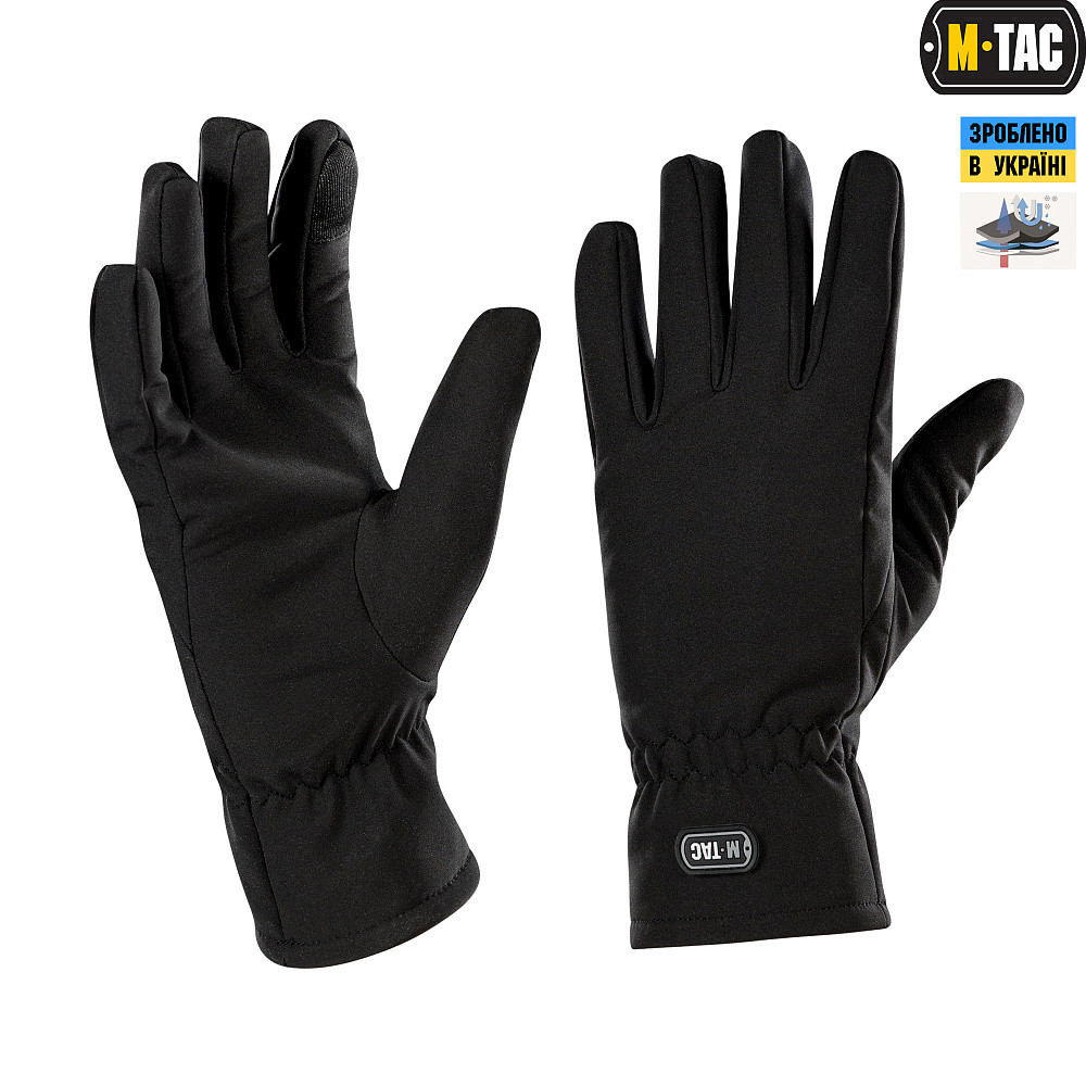 Рукавиці M-Tac Winter Soft Shell, Black