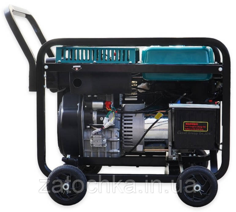 Дизельный генератор 11 кВт INVO DТ-11000EA 230/380В - фото 3 - id-p2065072955