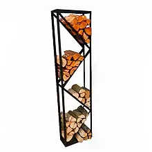 Дровниця 160х50х30 в стилі лофт