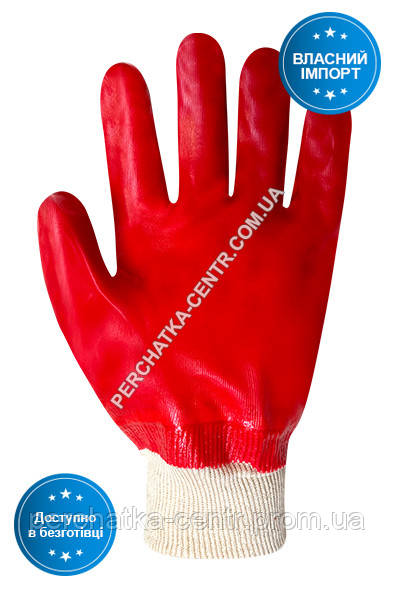 Перчатки МБС с красным покрытием эластичный манжет 69217 "б" р.10 - фото 3 - id-p326263805