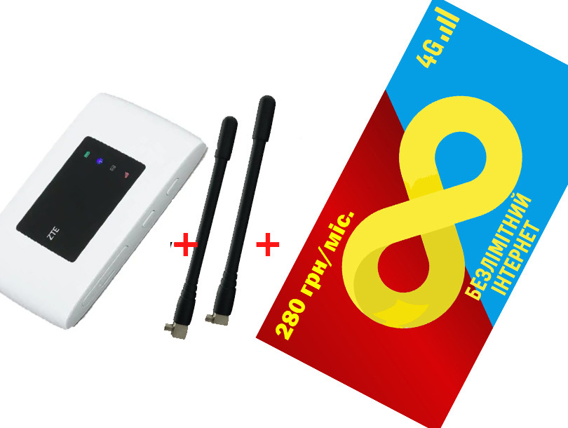 Мобільний 4G модем/роутер USB WI-FI 3G/4G LTE ZTE MF920U+Подарунок-Безлімітний пакет Водафон інтернет - фото 2 - id-p1726389415