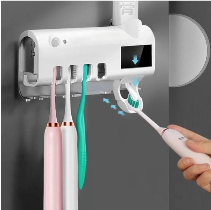 Диспенсер для зубної пасти та щіток авто Toothbrush sterilizer - фото 2 - id-p2065088880