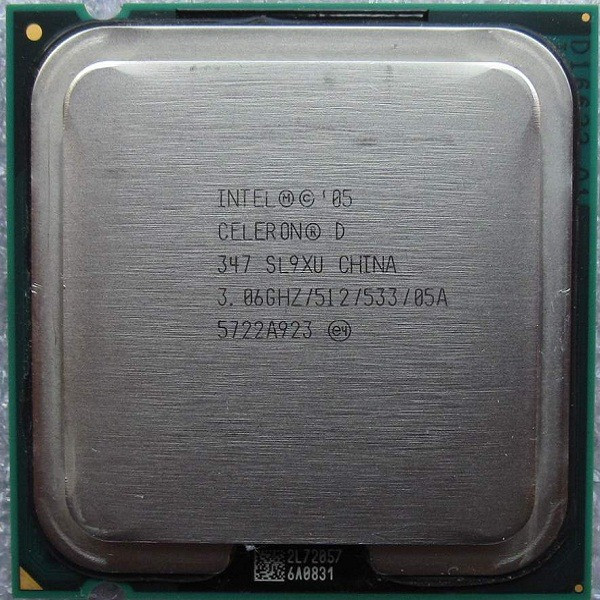 Процессор Intel Celeron D 347 (512K Cache, 3.06 GHz, 533 MHz) - фото 1 - id-p2063399486