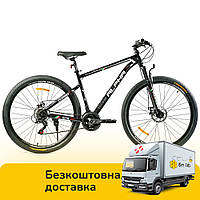 Спортивный велосипед 29" дюймов (рама 19'', Shimano 21, сборка 75%) CORSO Alpha LF-29477 Черный