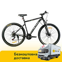 Спортивный велосипед 29" дюймов (рама 21'', Shimano 21, сборка 75%) CORSO Alpha LF-29069 Черный