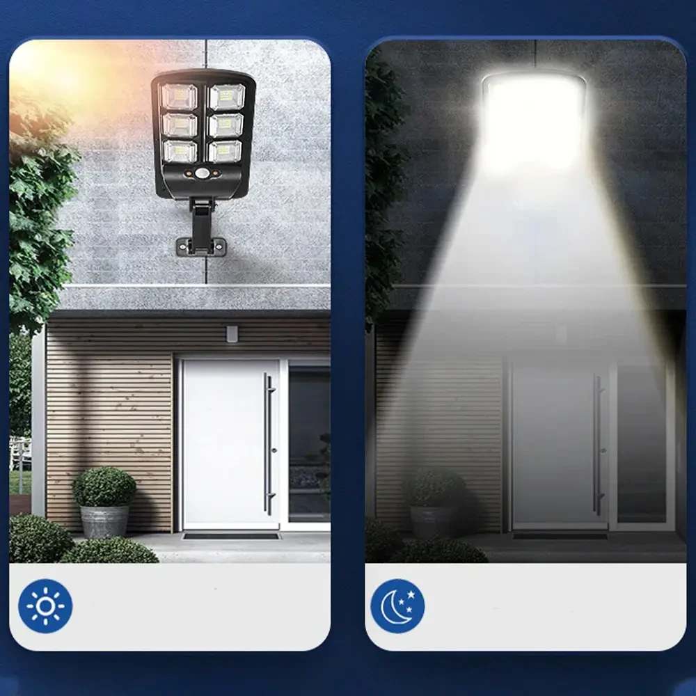 Энергосберегающая уличная лампа на солнечной батарее с водонепроницаемым корпусом, Наружное освещение двора - фото 10 - id-p2065101455