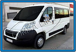 Накладки на зекала Peugeot Boxer (боксер) 2шт пласт CARMOS