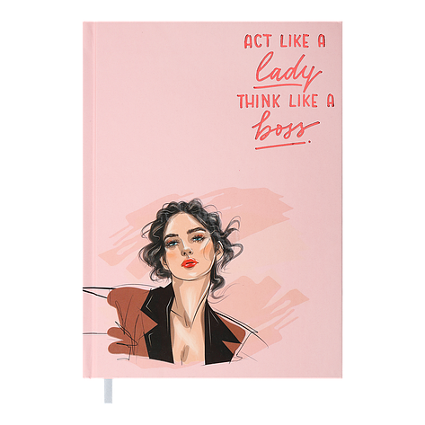 Щоденник недат WOMEN A5 см рожевий, фото 1