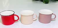 Чашки разные, керамика "Пейл-кап", 150 мл