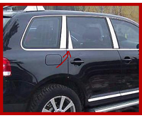 Хром накладки на стійки volkswagen touareg (2010 - ) (таурег) OmsaLine (7533139), нерж 8 шт