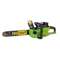 Акумуляторна ланцюгова пилка Procraft PKA40Li, плавний пуск, 40 В, 4 А/год, фото 3