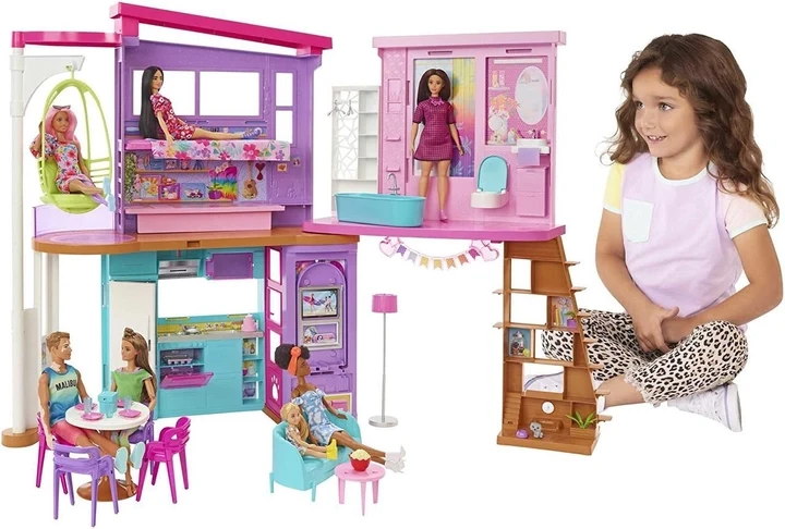 Игровой набор Barbie Malibu Vacation House Playset Кукольный домик (HCD50) - фото 2 - id-p2065120201