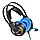 Навушники HF Hoco W105 Joyful Blue + мікрофон, фото 2