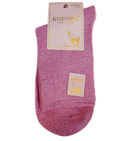 Носки с шерстью ламы Корона 2611 37-41 розовые