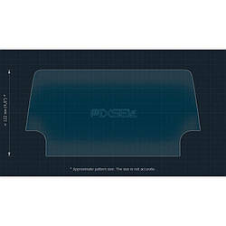 Захисне гібридне скло на монітор 10.8" MATT NISSAN ROGUE 2020 -