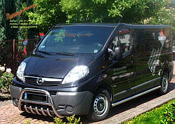 Кенгурятник (кенгурин) Opel Vivaro (Опель Віваро), нерж, без напису