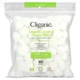 Cliganic, Ватные шарики из органического джамбо, 100 шт. в Украине