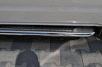 Пороги боковые (подножки) для Opel Vivaro (Опель Виваро), нерж d60mm
