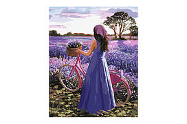 Набір для розпису по номерах KHO2608 "Лавандове натхнення" 40х50см IDEYKA