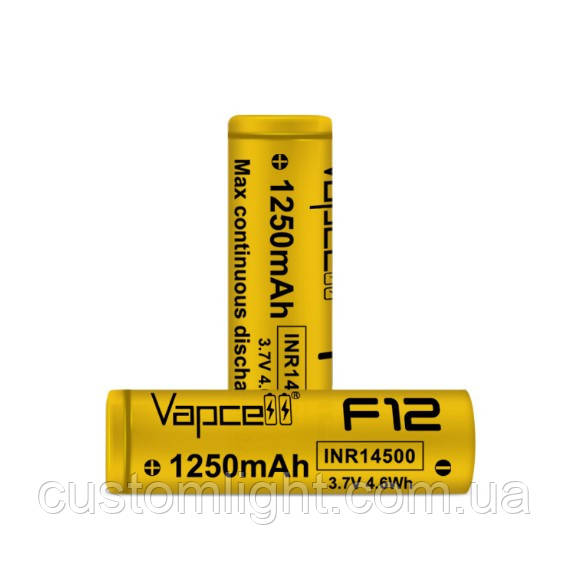 Акумулятор Vapcell INR14500 F12