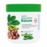 Масажний гель-бальзам Unice з кінським Каштаном, 500 мл Horse-chestnut balsam 500 мл