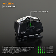 Налобний світлодіодний ліхтарик VIDEX VLF-H055D 500Lm 5000K, фото 9