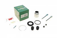 Ремкомплект супорта (заднього) Mitsubishi Pajero (d=43mm) (+поршень/направляюча) (Akebono)