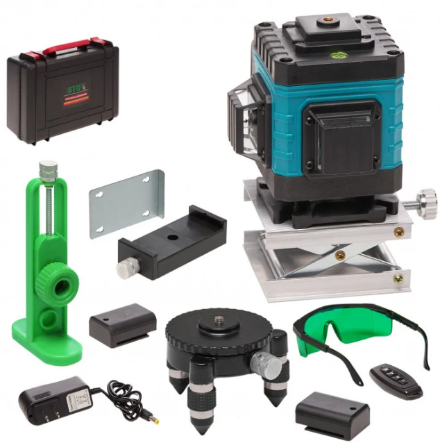 3D Лазерний нівелір STIF Germany BL-05B (мікроліфт у комплекті), фото 1