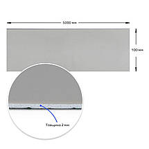 Плінтус вініловий самоклеючий 5000х100х2мм Глянцсовий (D) SW-00002121, фото 3