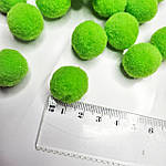 Помпони 2 см салатові Vip ( 25 шт ), фото 3