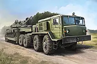 МАЗ-537Г поздний с полуприцепом ЧМЗАП-5247Г в масштабе 1/72. TRUMPETER 07195