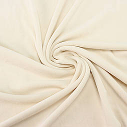 Велюр х/б колір слонова кістка, ширна 165 см № ЕВ-063