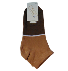Жіночі короткі шкарпетки Nice 36-41 коричневі