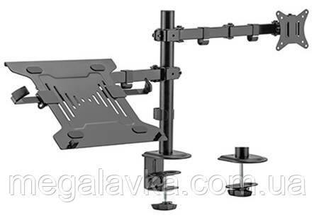 Кронштейн для монітора та ноутбука 17-32" Gembird MA-DA-03 — MegaLavka, фото 1