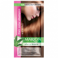 Відтіночний шампунь Marion Color, 64 Горіховий коричневий, 40 мл