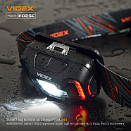 Налобний світлодіодний ліхтарик VIDEX VLF-H025C 310Lm 5000K, фото 8