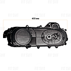 Кришка варіатора під 12 колесо GY6 50-80 сс в зборі, фото 5