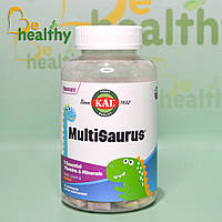 Витамины и микроэлементы для MultiSaurus, со вкусом ягод, винограда и апельсина, KAL, 90 жевательных таблеток