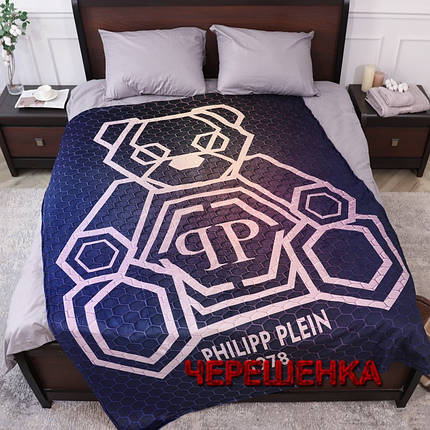 Плед з 3D-принтом 135*160 "Брендований Ведмідь" №20222336, фото 2