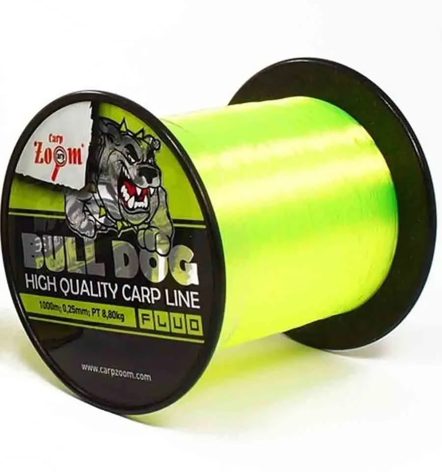 Коропова волосінь Carp Zoom Bull-Dog Fluo  Carp Line 0.28мм 1000м