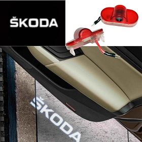 Проектор підсвічування логотипу для дверей Skoda (Шкода) Octavia (04-08)