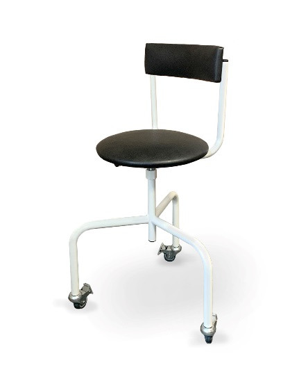 Стілець СВпс гвинтовий пересувний зі спинкою ТМ Омега, фото 1