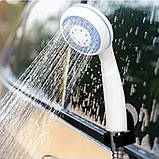 Портативний душ із насосом на акумуляторі та зарядкою від USB переносний мобільний для дачі та кемпінгу, фото 2